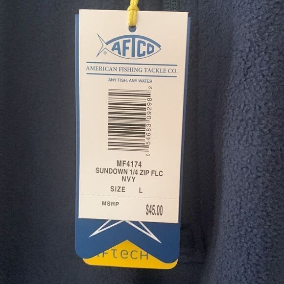 Nwt American Fishing Tackle Co. Quarter Zip Fleece - Picture 4 of 4